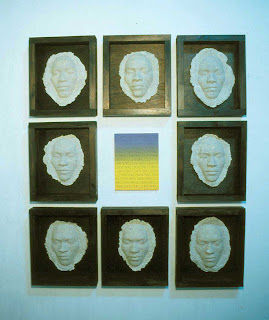 編號？ Serial Numbers_ 紙漿、混合技法 Paper Pulp,Mixed Media 112×97cm 2001.jpeg