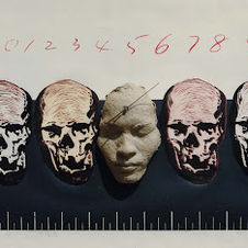 終結者 End紙漿、混合技法 Paper Pulp,Mixed Media 72×48cm 1997.jpeg