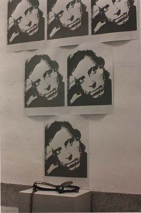 《思考危機 a crisis》絹印、現成物 Silkscreen,ready-made 1994.jpeg
