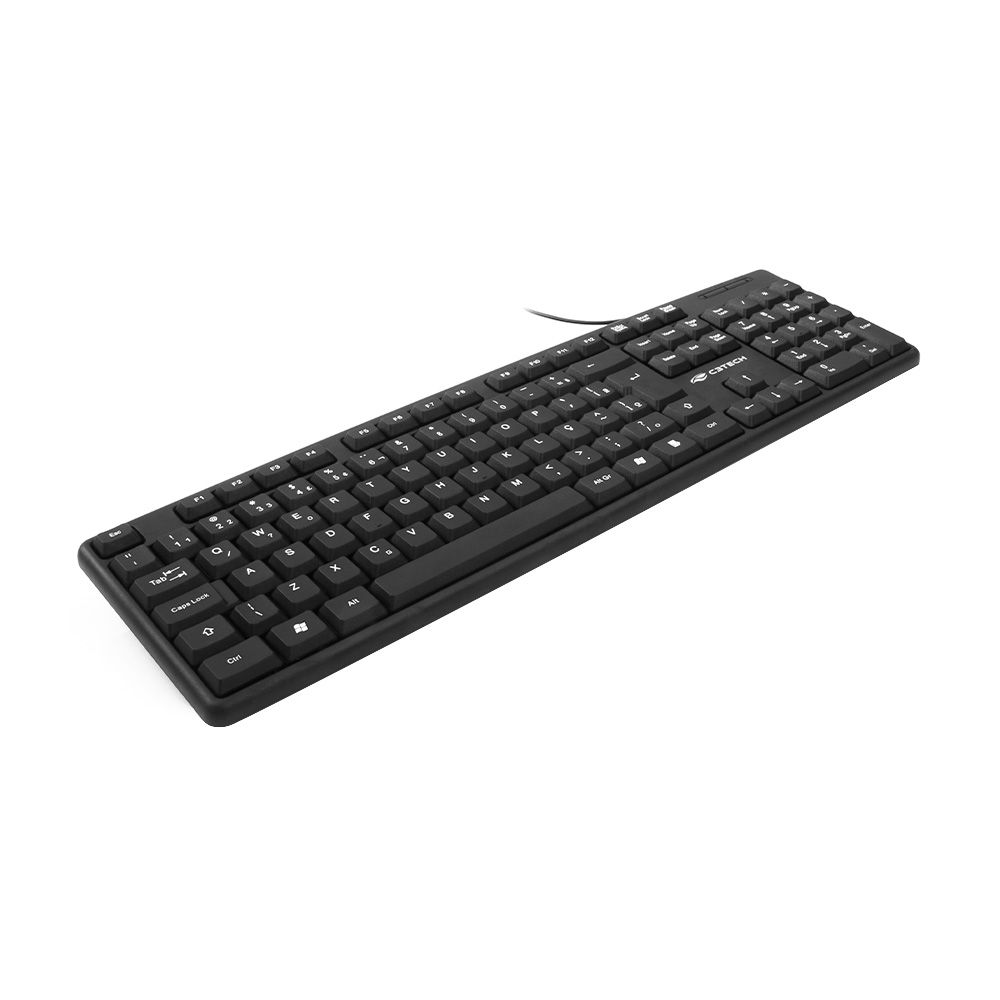 Teclado C3tech Com Fio Kb-15bk C3plus Preto