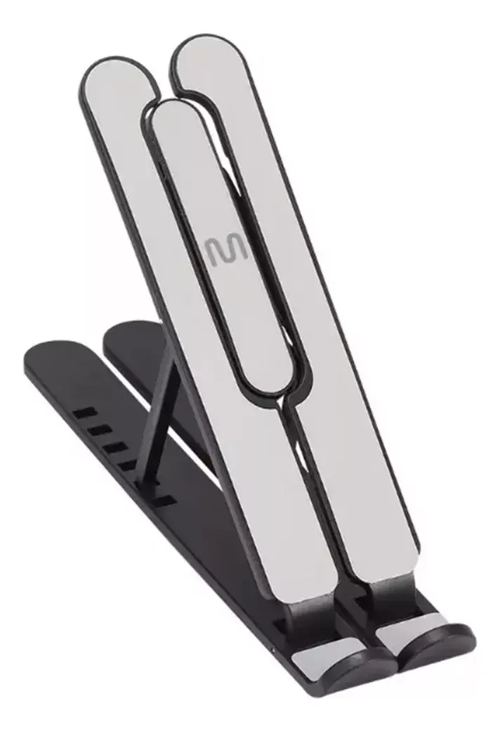 Miniatura: Suporte De Notebook Regulável Haste Em Alumínio Preto Multi - Ac439