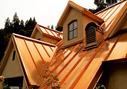 Copper Standing Seam Roof