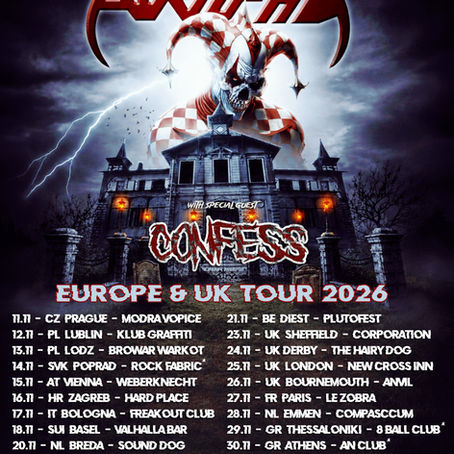 EUROPE & UK TOUR 2026