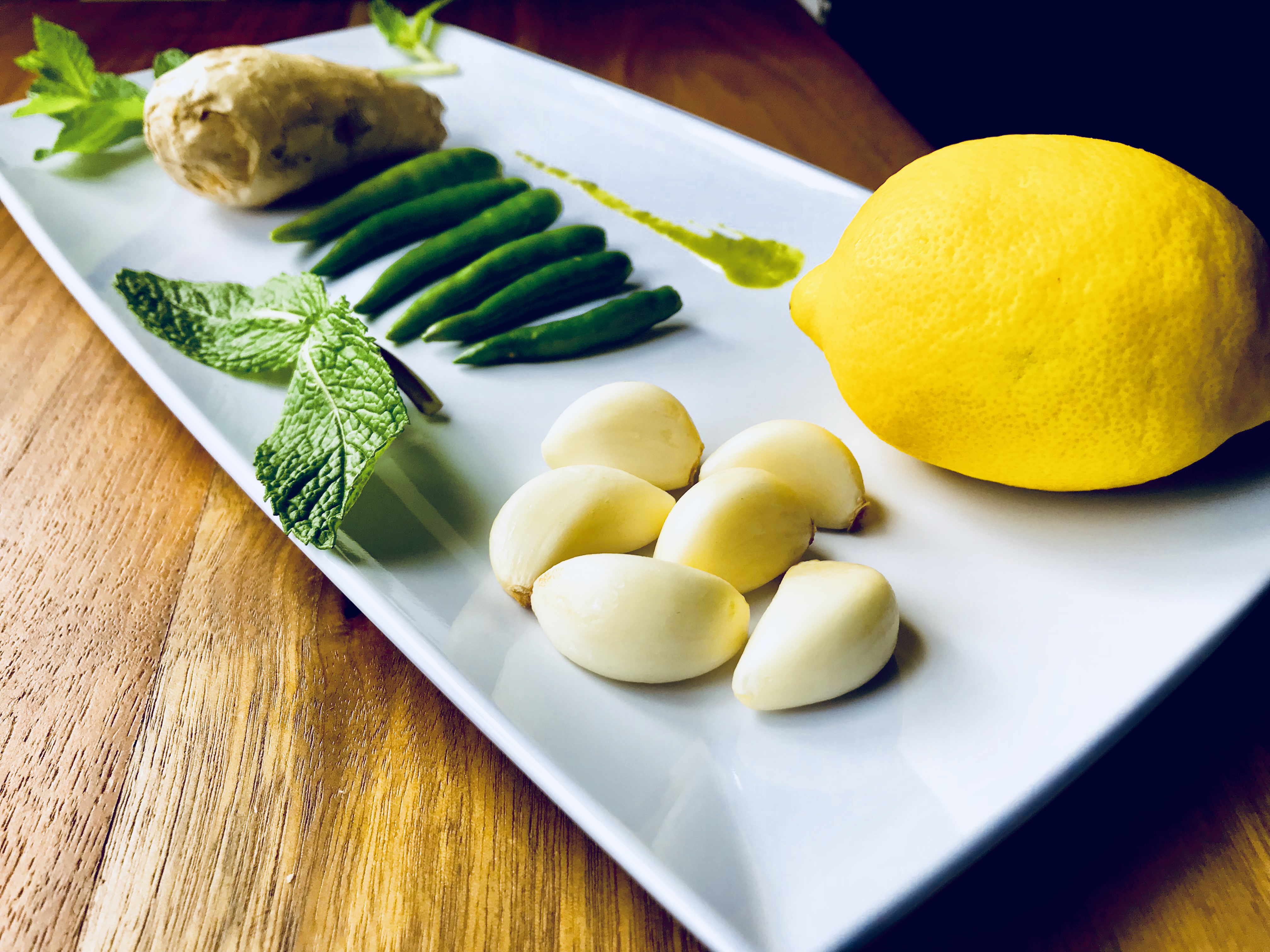 Arranged Food and Objects