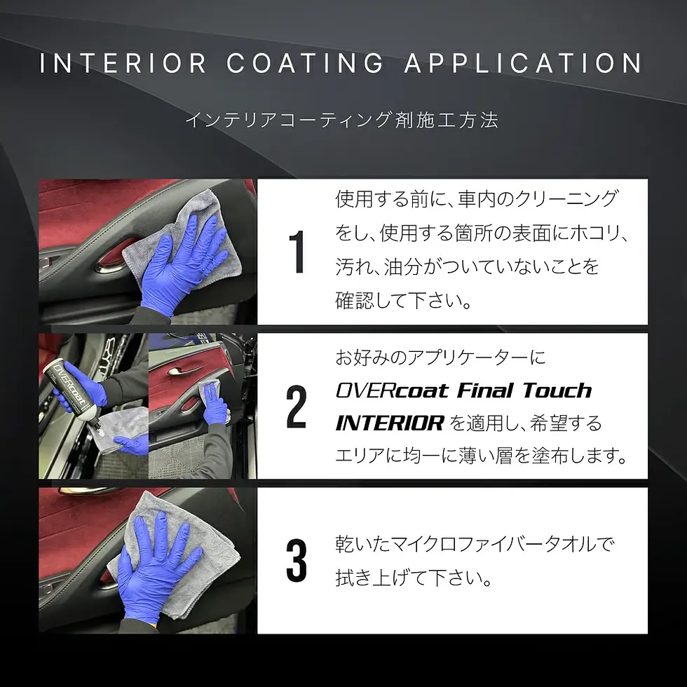 サムネイル： OVERcoat Final Touch INTERIOR
