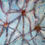 Miniature : Peinture abstraite contemporain de synapse sur papier par l'artiste. Image rapprochée.
