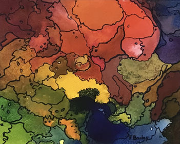 Faune
Aquarelle 
Style : abstrait 
Format : 8 x 10 pouces (20 x 25 cm) 
Support : papier aquarelle 
Système d’accrochage : Œillet et fil d’acier inclus 
Certificat d’authenticité 
Encadrement : inclus 
Frais de livraison : Non inclus
Disponible 