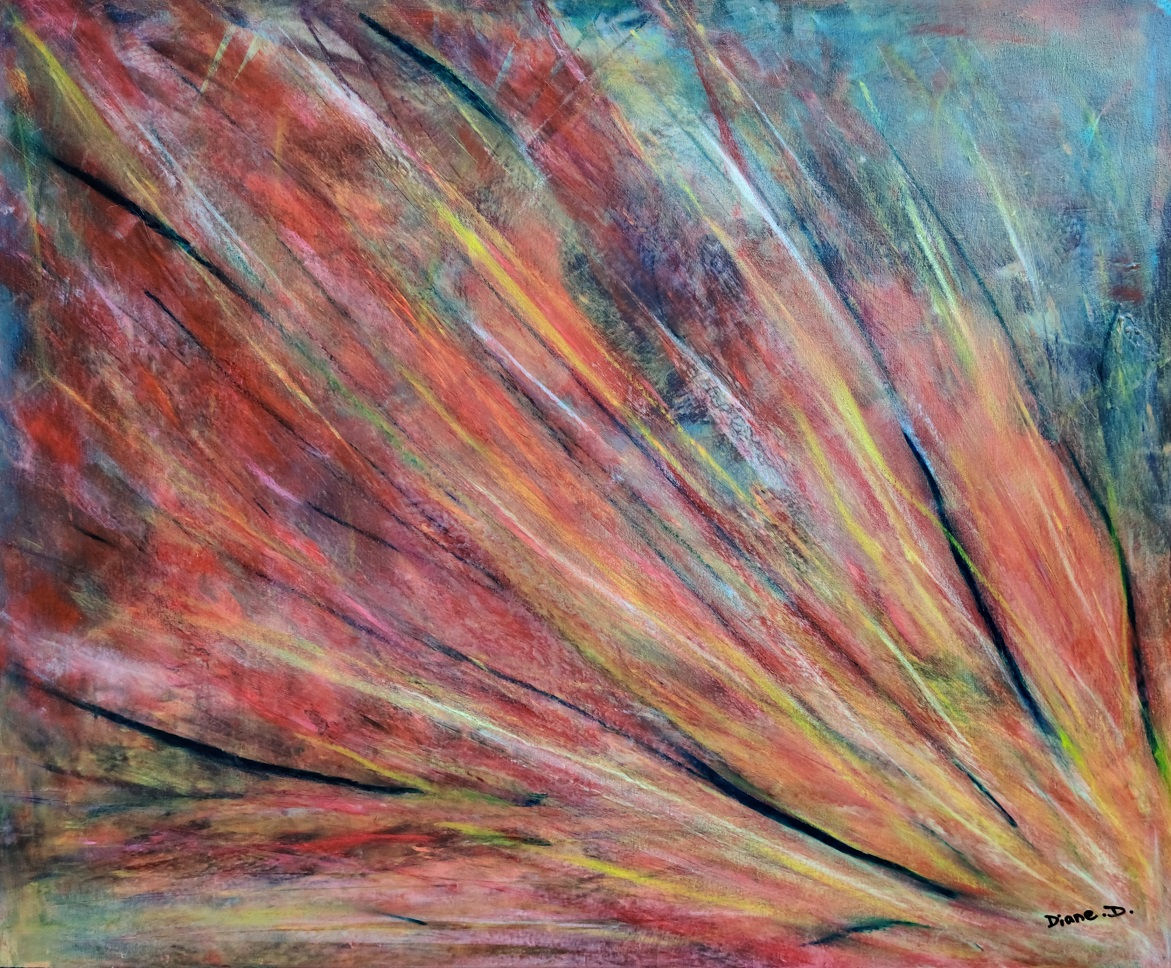 Explosion, 24"x 20" (61x51cm)
