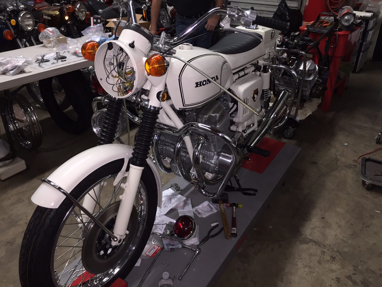 honda cb750 police bike