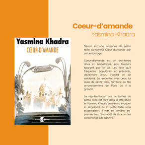 La minute culture - "Coeur-d'amande" de Yasmina Khadra