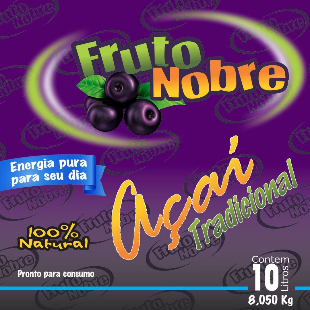 Açaí Fruto Nobre - Caixa com 10 litros