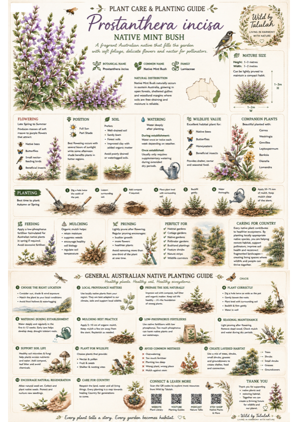Thumbnail: Prostanthera incisa forest tube