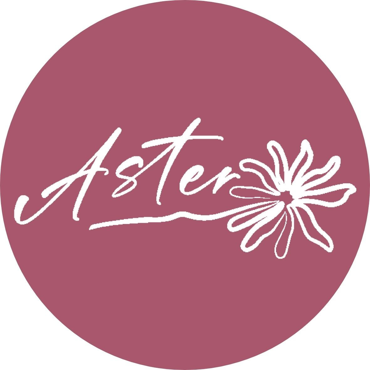 Aster Flower Sticker