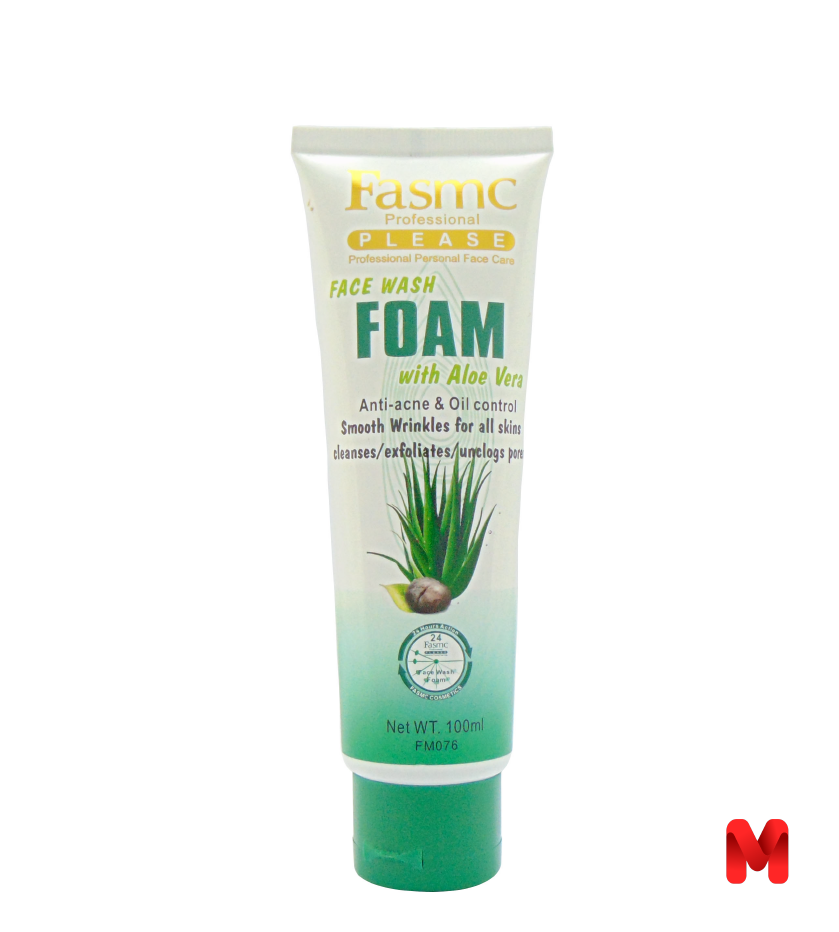Face Wash Foam Aloe Vera