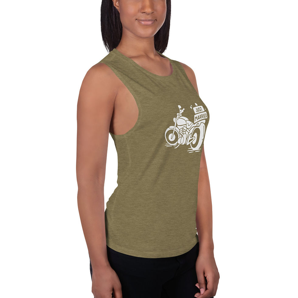 Thumbnail: Just Married Fitted Muscle Tank
