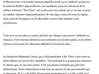 Jury présélections "The Voice"