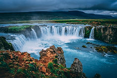 Waterfall in Iceland