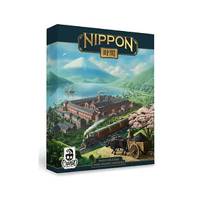 Nippon Zaibatsu Emperor's Edition laid out in full on the gaming table