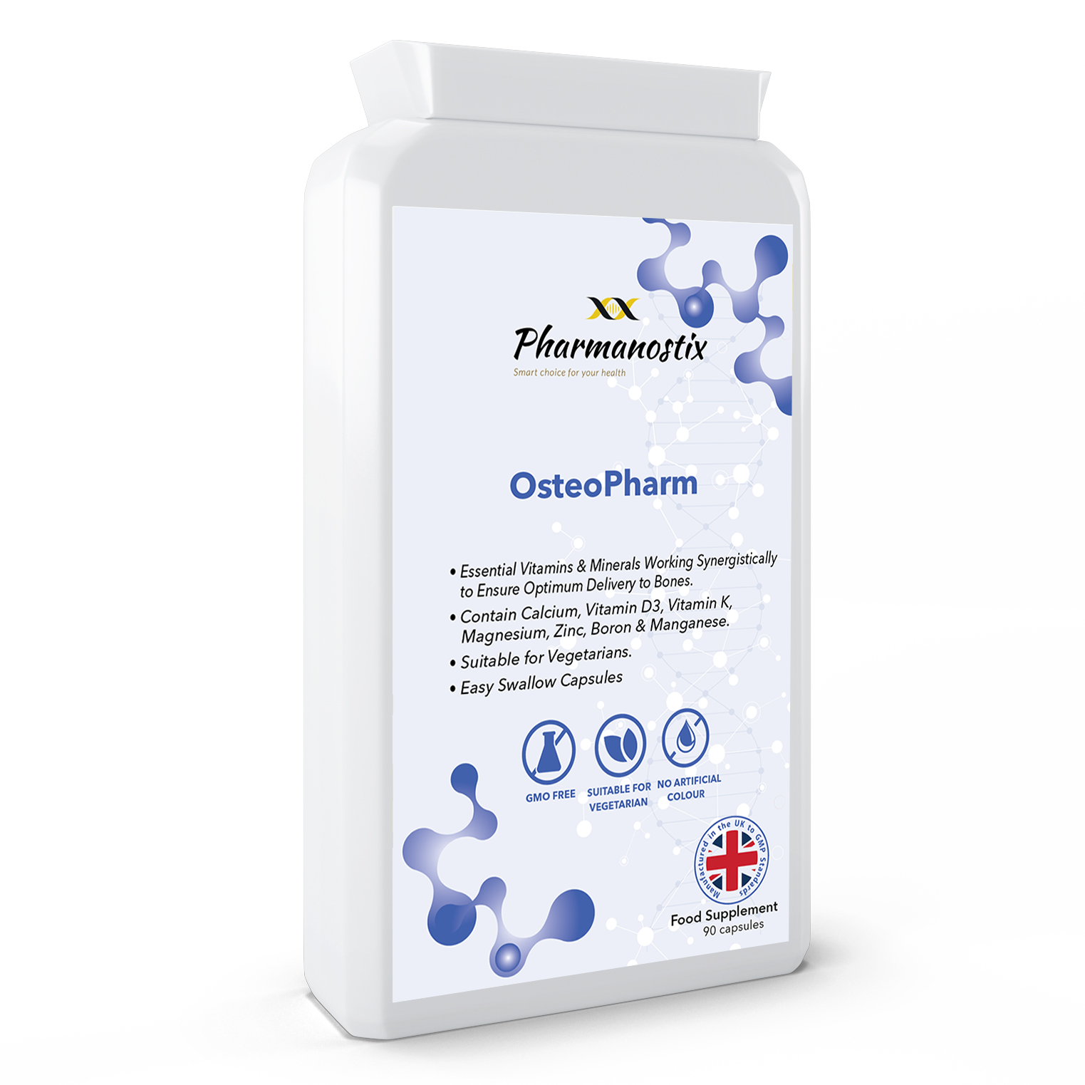 OsteoPharm Bone Support Formula - 90 Vegetarian Capsules