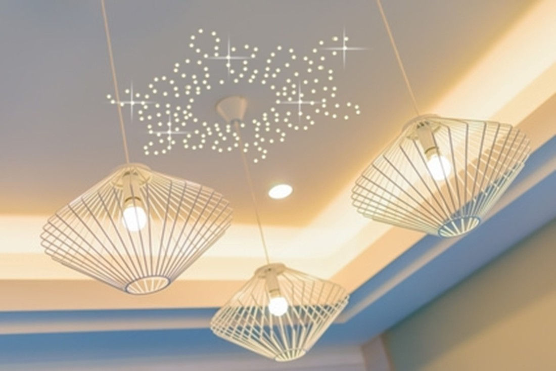 PixLUM Schablone "Bild Kreisel Hängelampe"