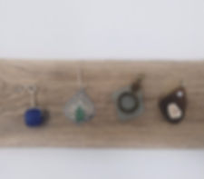 Seaglass pendants