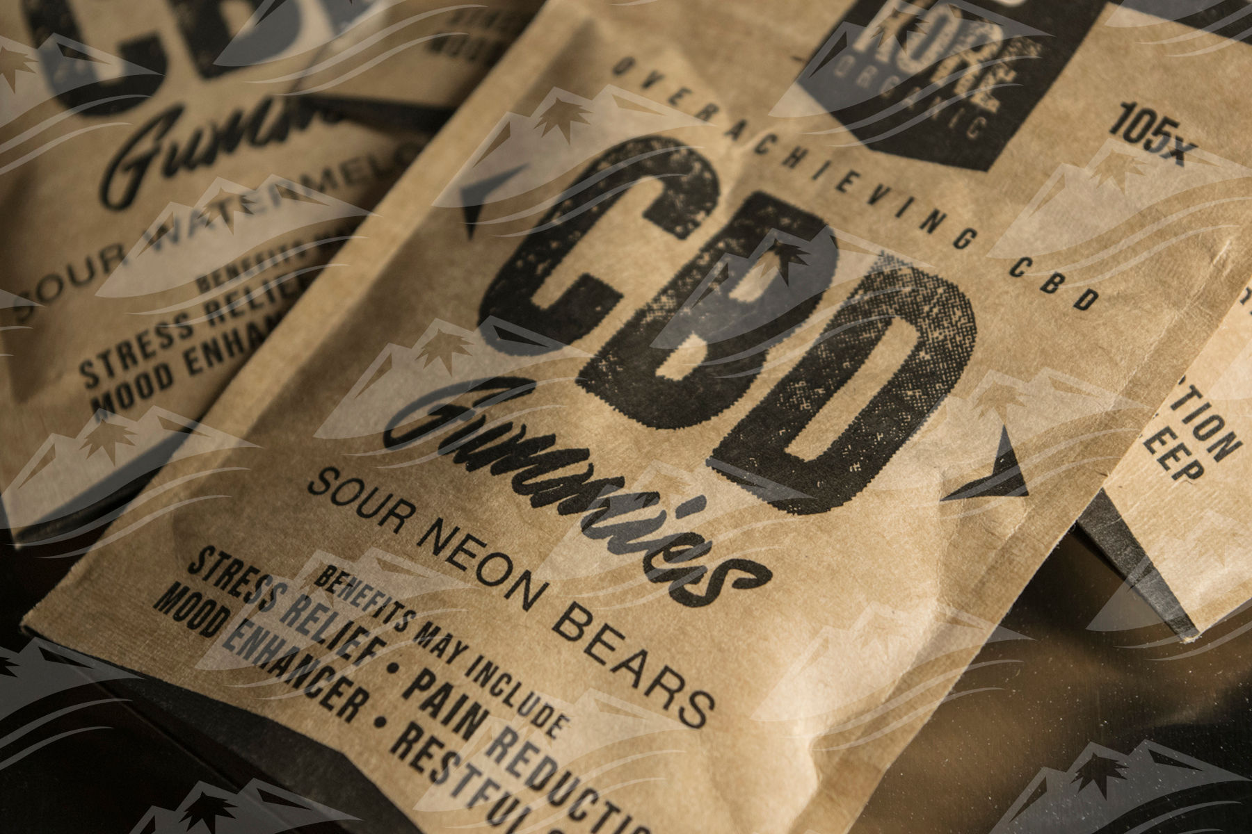 CBD Sour Neon Bears