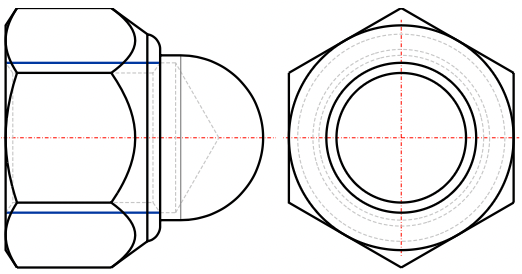 Thumbnail: Lock Nuts, Domed
