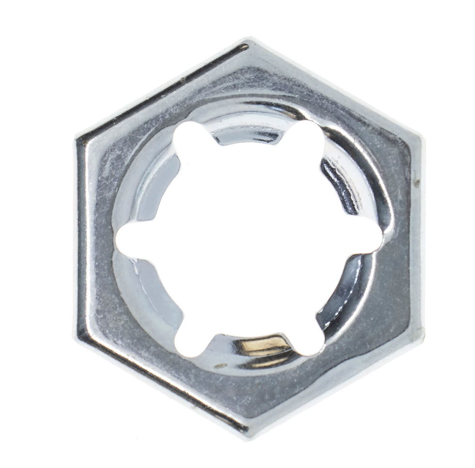 Thumbnail: DIN 7967             Lock Nuts, All Metal, Half Turn