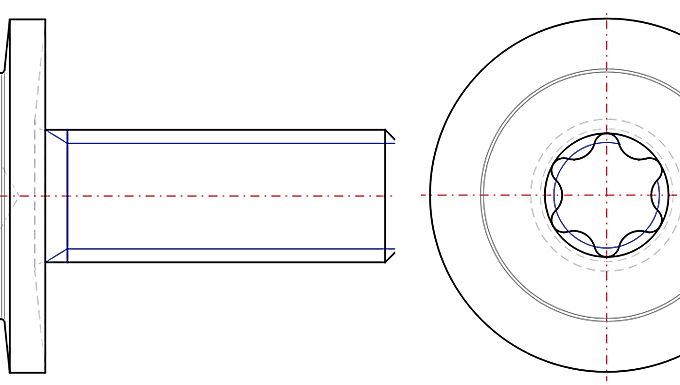 Eco-Fix™ 6 Lobe Pan Washer Head Screw