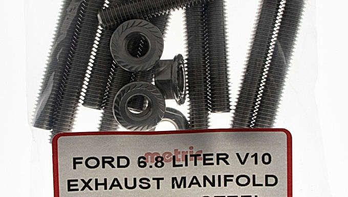 Ford 6.8 Liter V10 Stainless Steel Exhaust Manifold Stud Kit