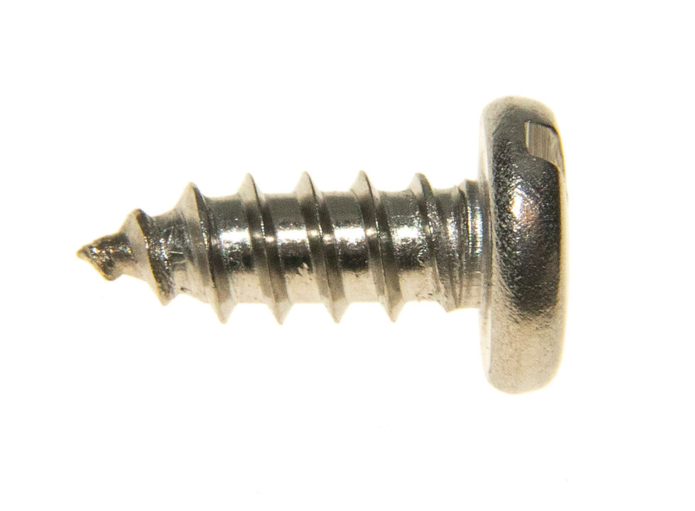 Thumbnail: DIN 7971C, ISO 1481, NFE 25-663, BN941 SLOTTED PAN HEAD TAPPING SCREWS WITH GIMLET POINT