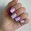 Thumbnail: Manicure Leo monochrome. Lilac. Nail wrap WM-943