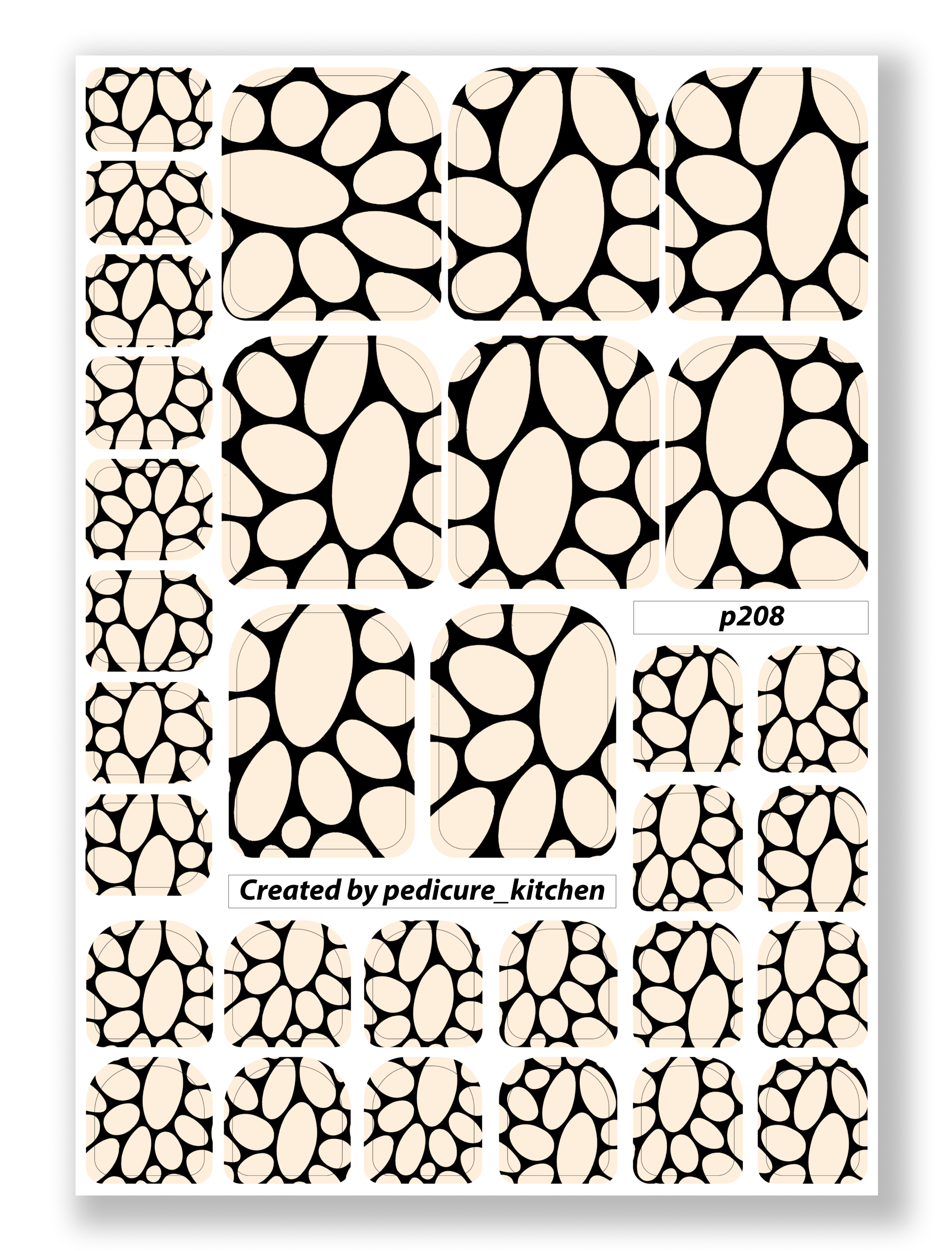 White Oval P-208