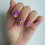 Thumbnail: Manicure Leo. Purple spots. Nail wrap WM-791