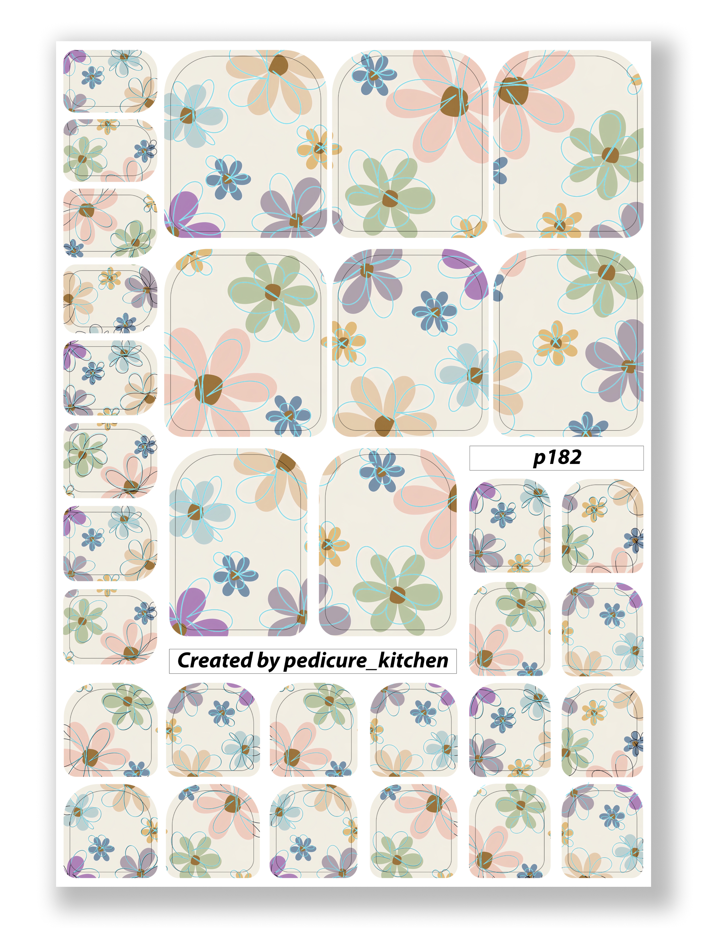 Daisy veil silver foil P-182