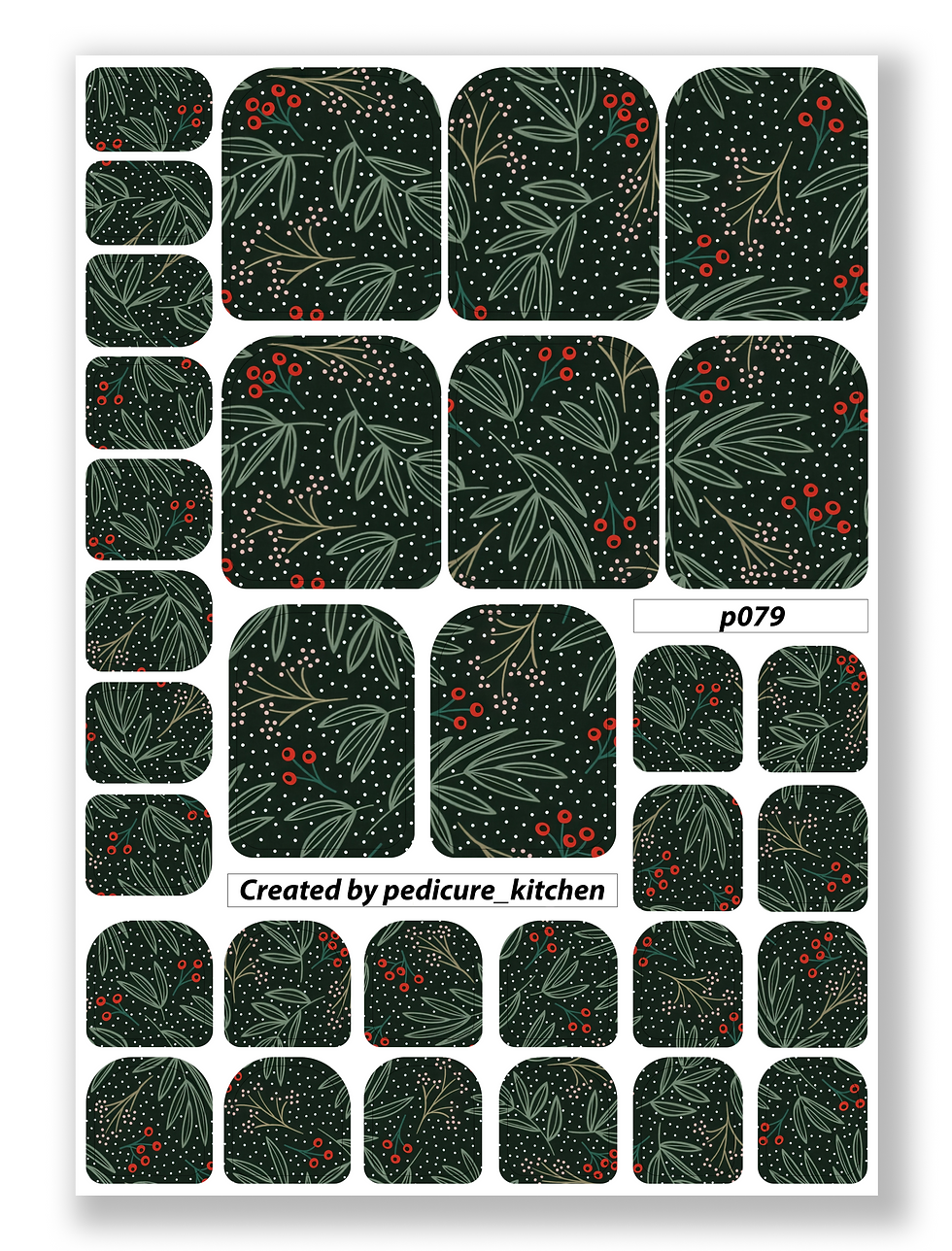 Pedicure Wildberry kiss P-079