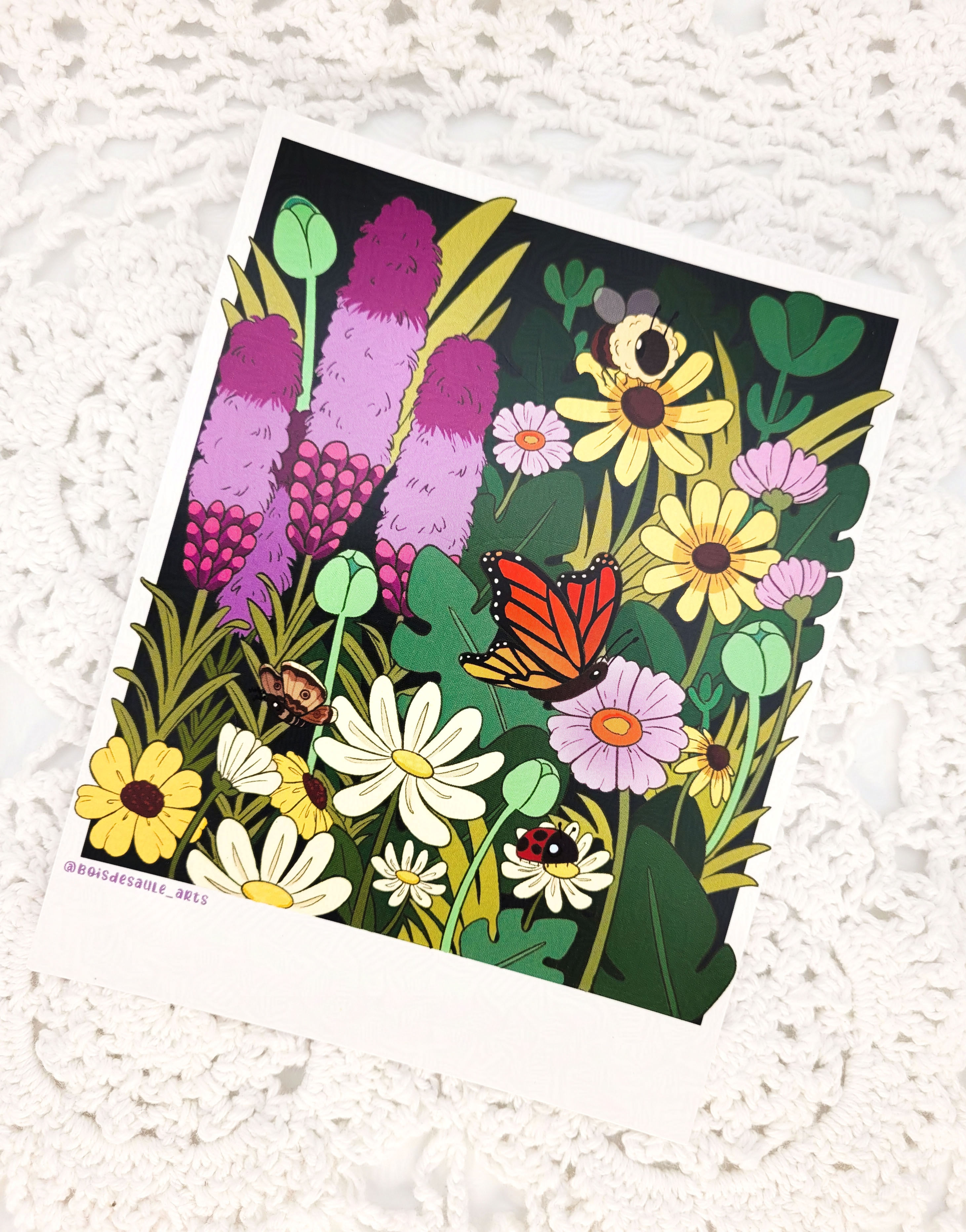 Spring Flowers Polaroid Print