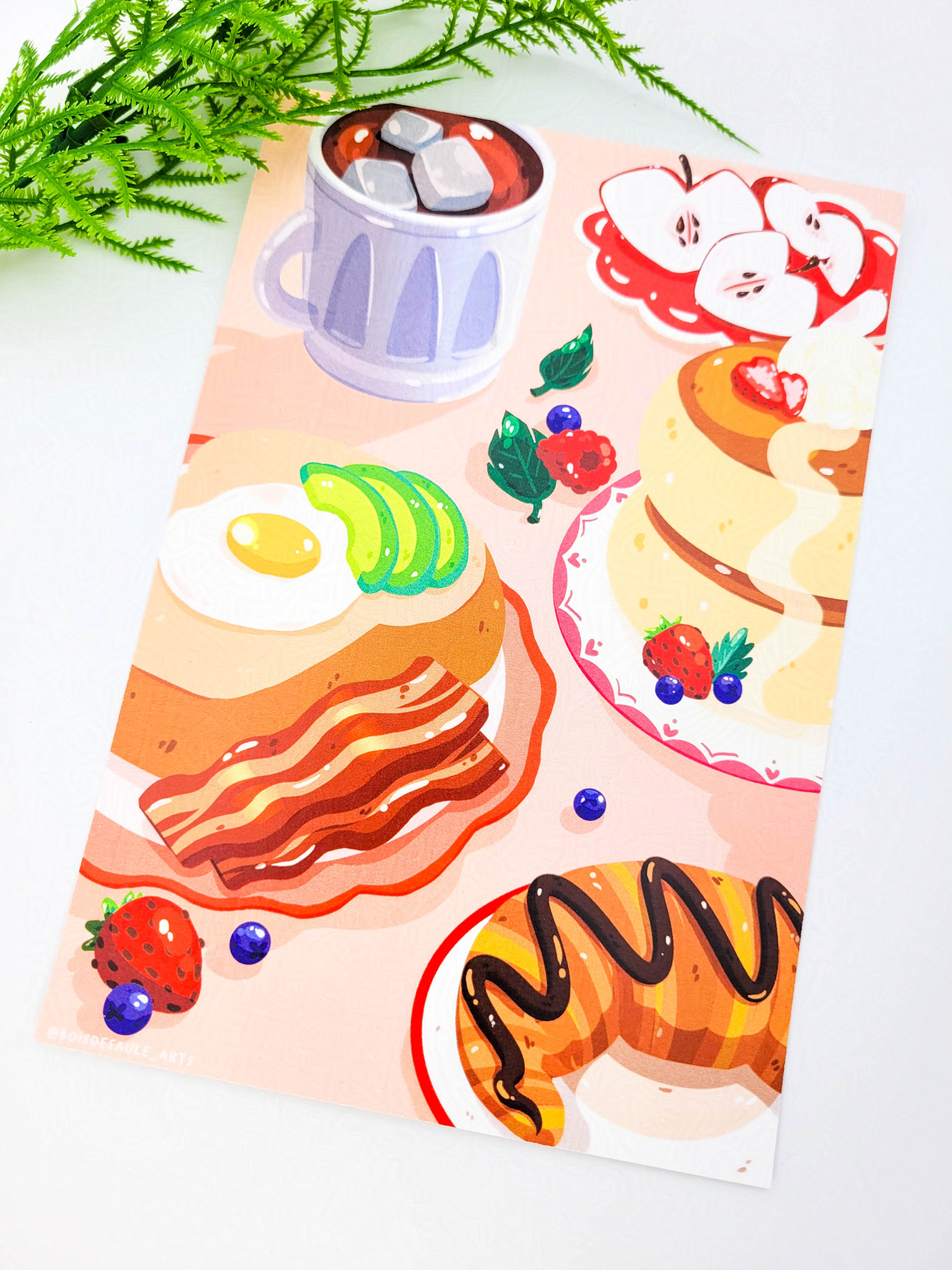 Breakfast mini print