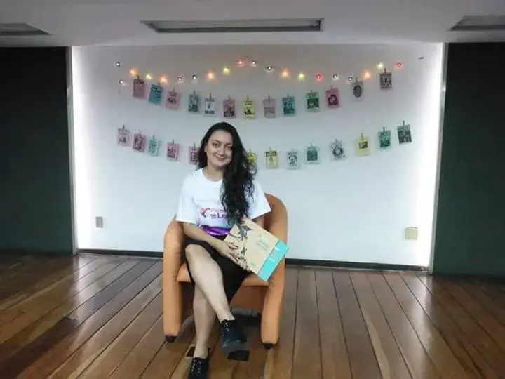 Contação de histórias realizada na Biblioteca João do Rio