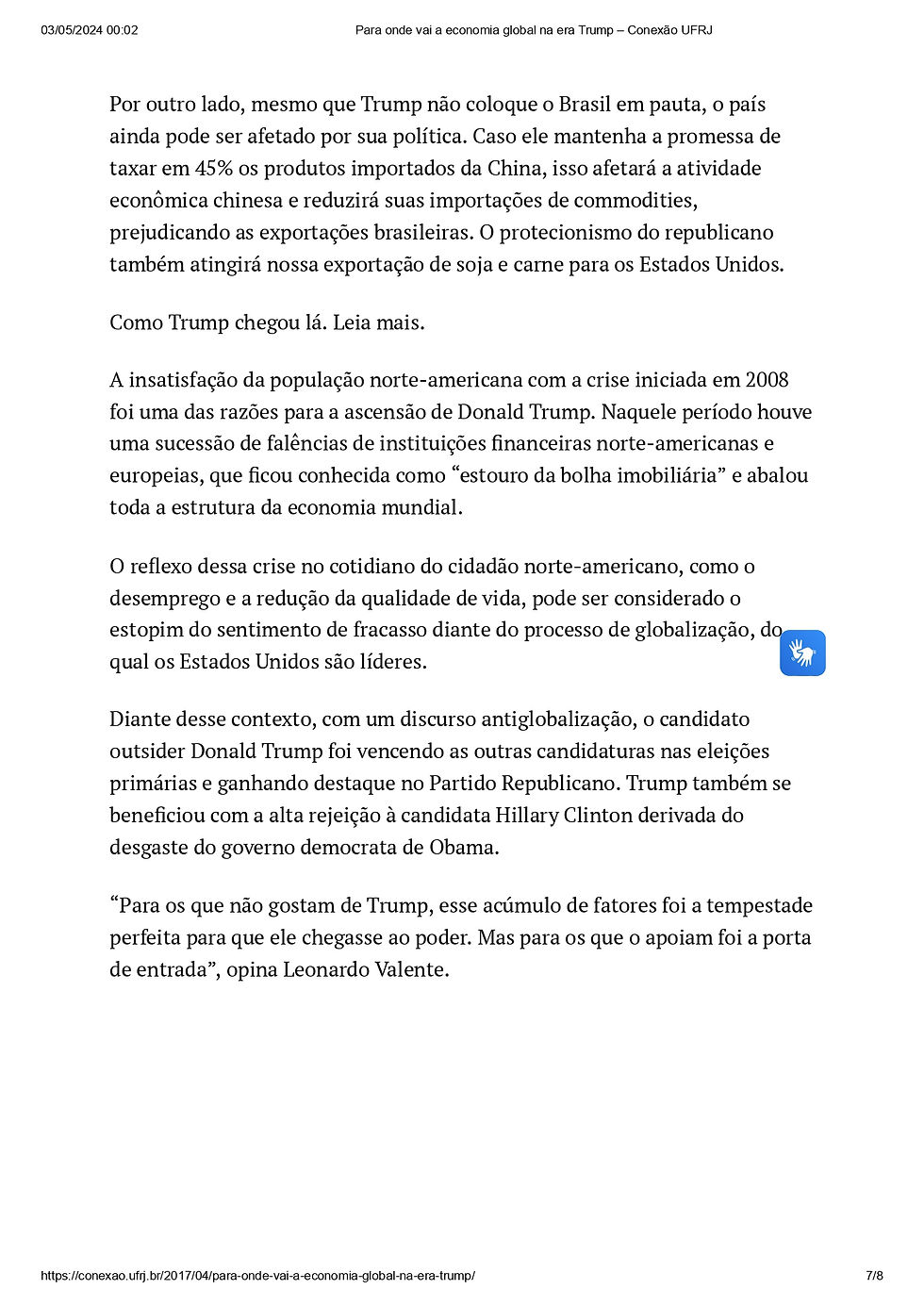 Para onde vai a economia global na era Trump – Conexão UFRJ_page-0007