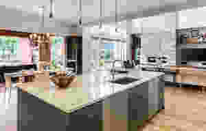 Quartz Counters in New Kitchen