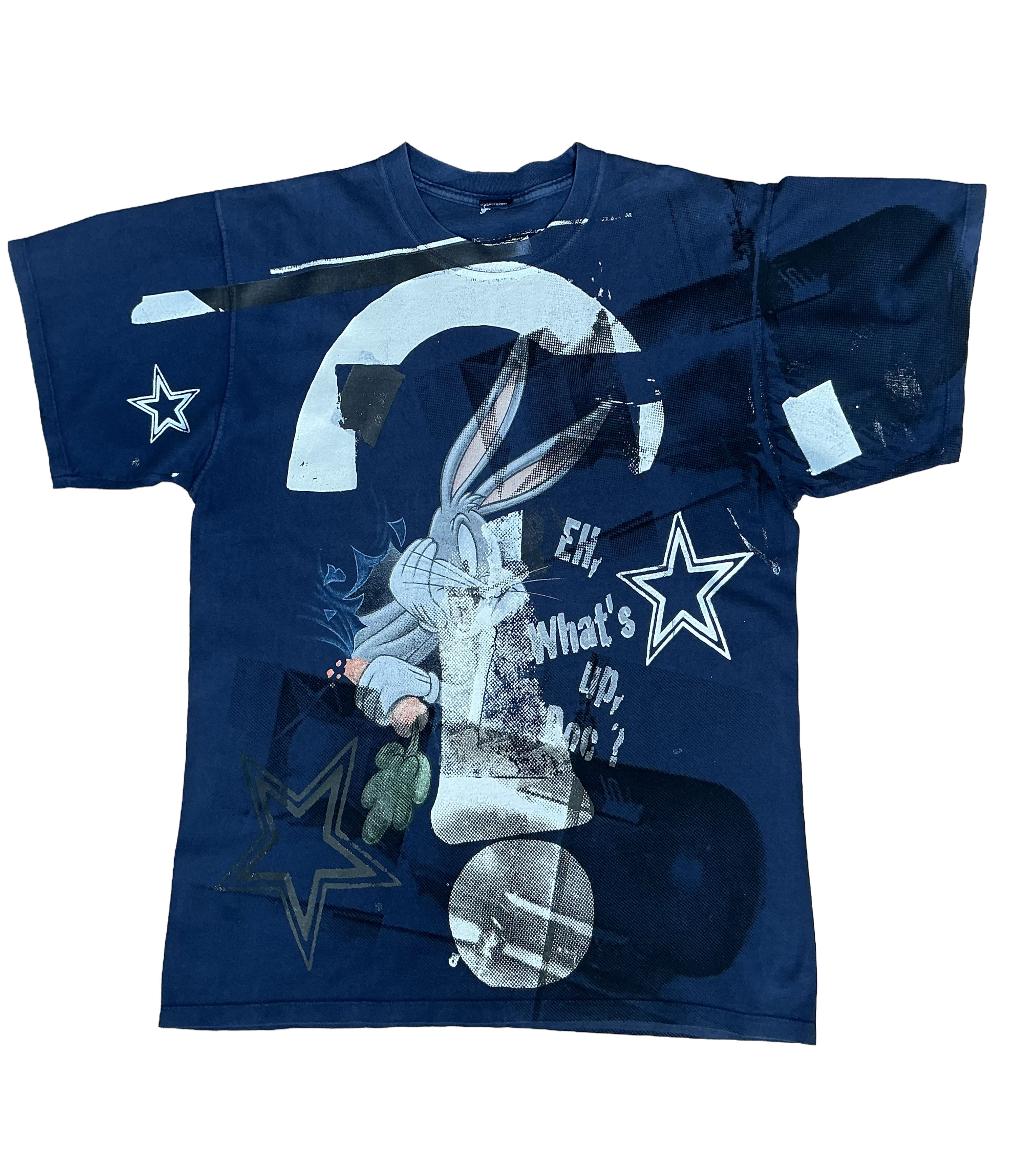 One-of-a-kind Vintage Bugs Reworked T-shirt