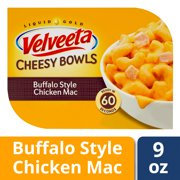 Velveeta Cheesy Bowls Buffalo Style Chicken Mac, 9 oz Box ...