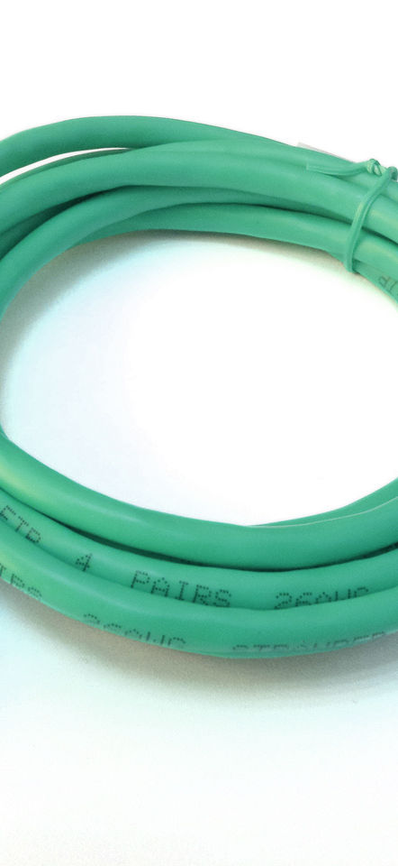 Green Ethernet Cable