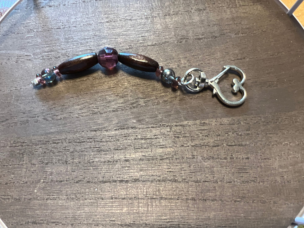 Thumbnail: Personalized Single Strand Keychain