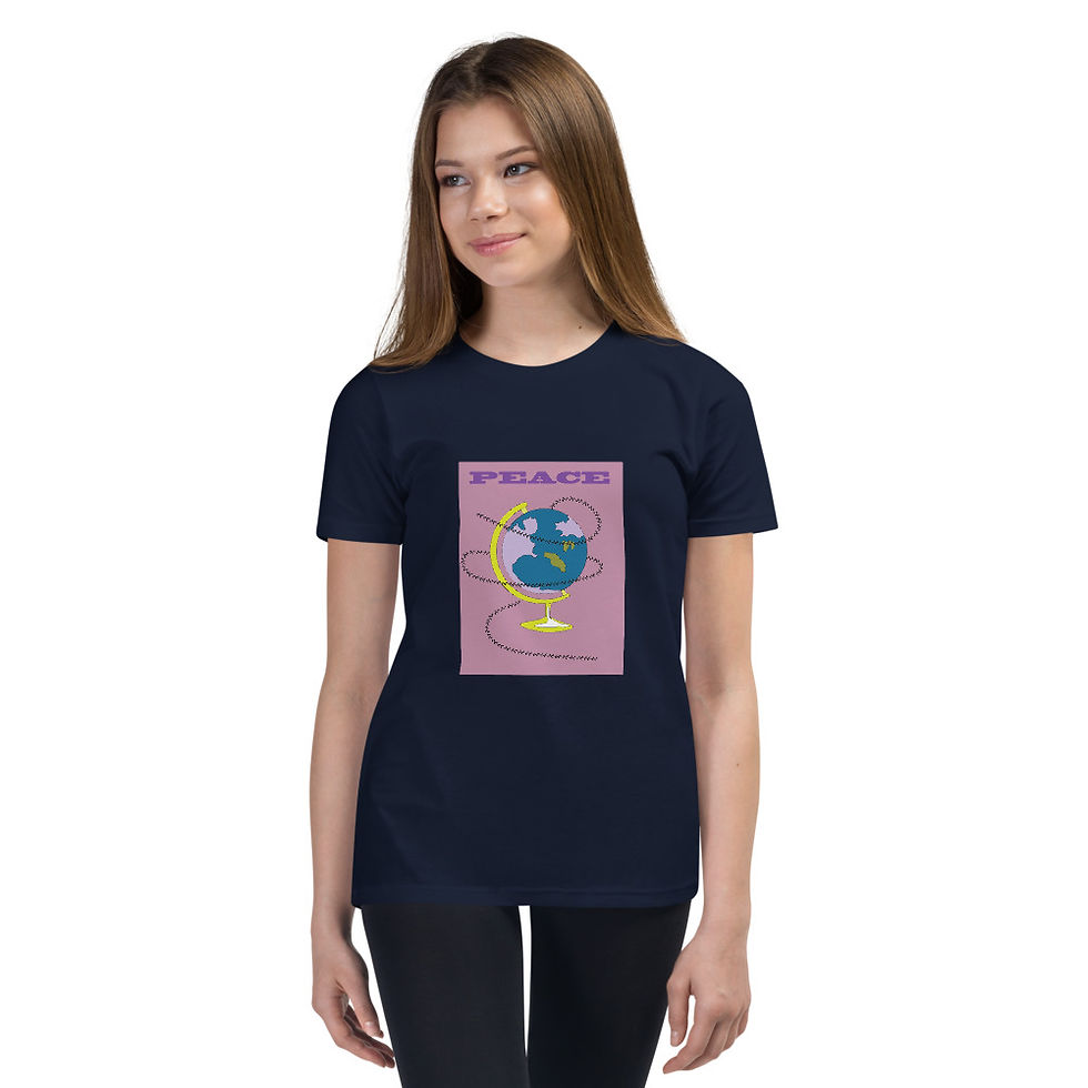 Thumbnail: WORLD PEACE - Youth Short Sleeve T-Shirt