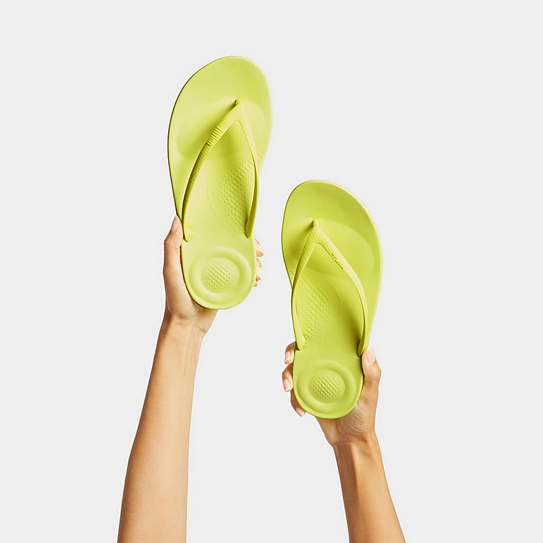 Thumbnail: Neon Yellow IQushion Fitflops