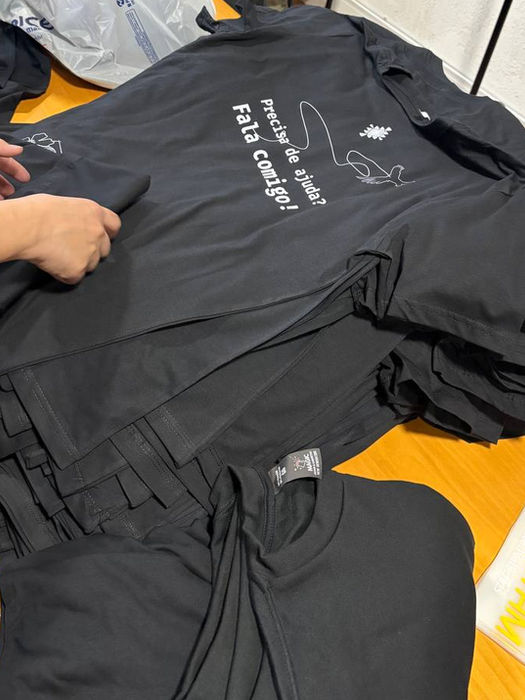 personalizando camisetas do evento ethereum latam com dtf têxtil