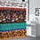 Thumbnail: Floral Mudcloth Shower Curtains 150（gsm）