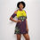 Thumbnail: Women's Cold Shoulder Ankara Dress | 190GSM Cotton
